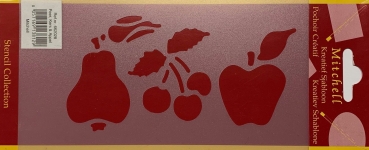 Schablone / Stencil Früchte